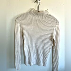 LOFT Turtleneck Ribbed Top Sz XS